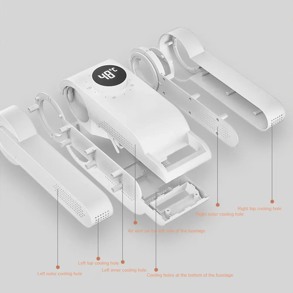 New Shoes Dryer Machine Folding Smart Constant Temperature Fast Dryer Heater Deodorizer Dehumidifier Device Boots Drier Machine