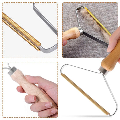 Portable Lint Remover Pet Hair Remover Brush Manual Lint Roller Sofa Clothes Cleaning