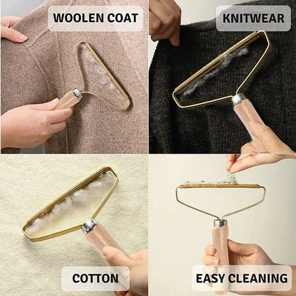 Portable Lint Remover Pet Hair Remover Brush Manual Lint Roller Sofa Clothes Cleaning