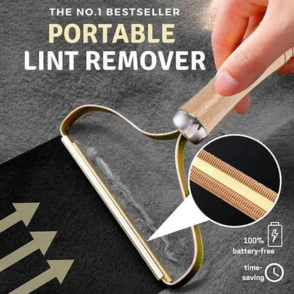 Portable Lint Remover Pet Hair Remover Brush Manual Lint Roller Sofa Clothes Cleaning